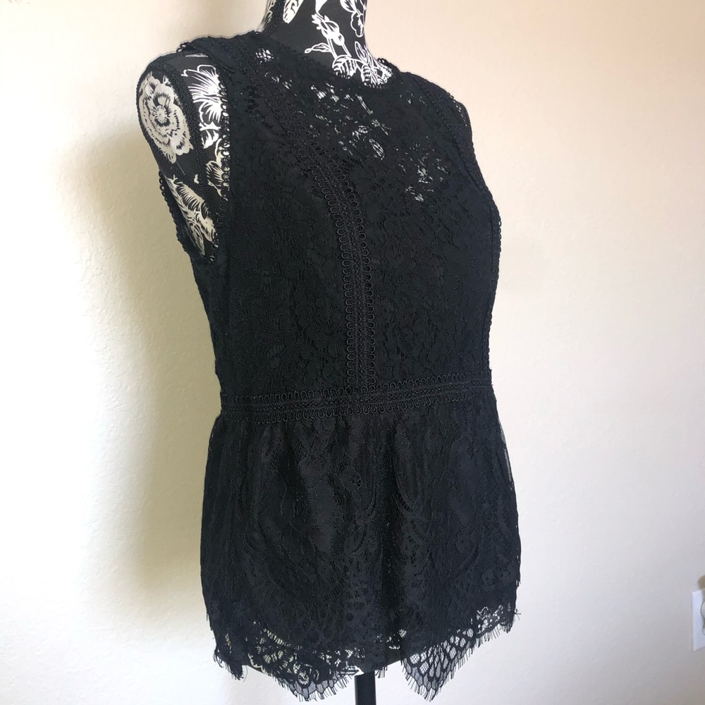 White House black market peplum top